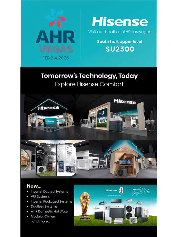 HVAC把“长期主义”写成答案k8凯发全站AHR十年深耕海信(图2)